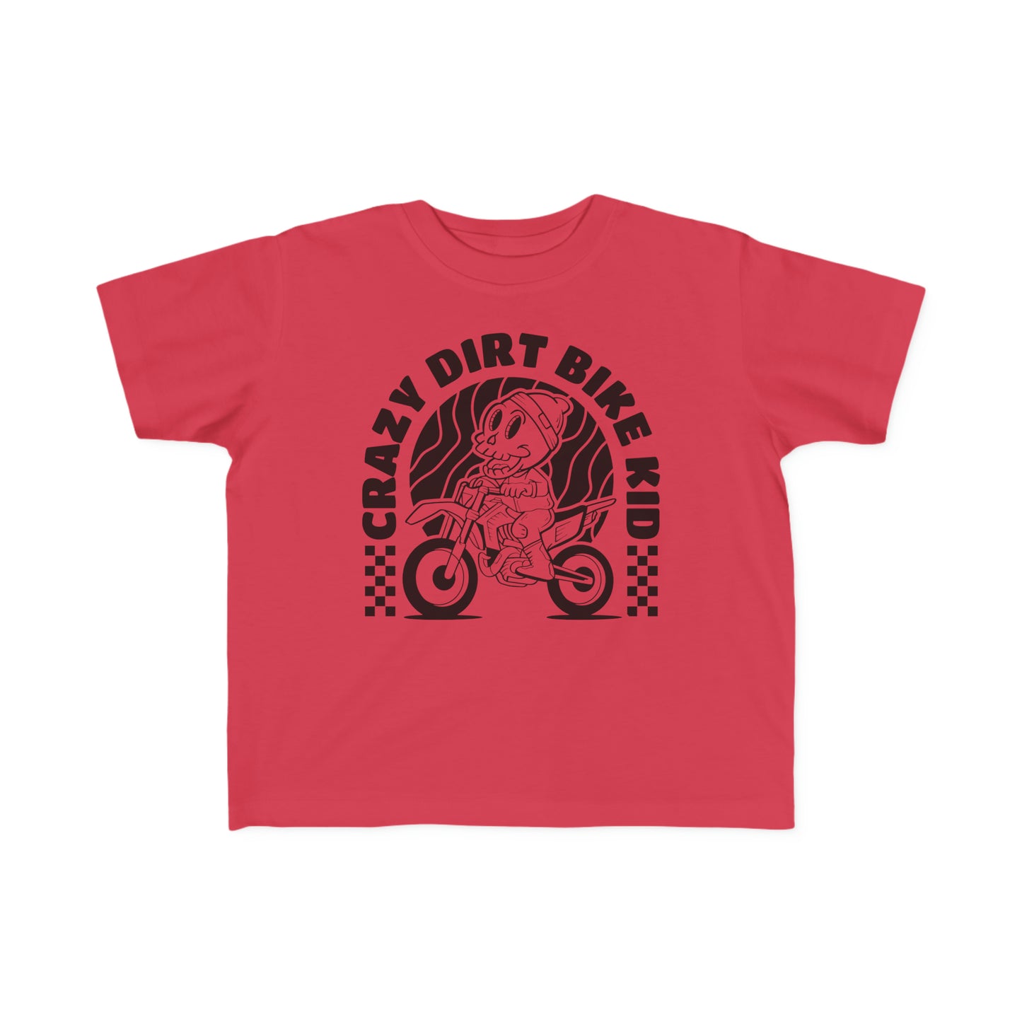 Crazy Dirt Bike Kid- Toddler T-Shirt
