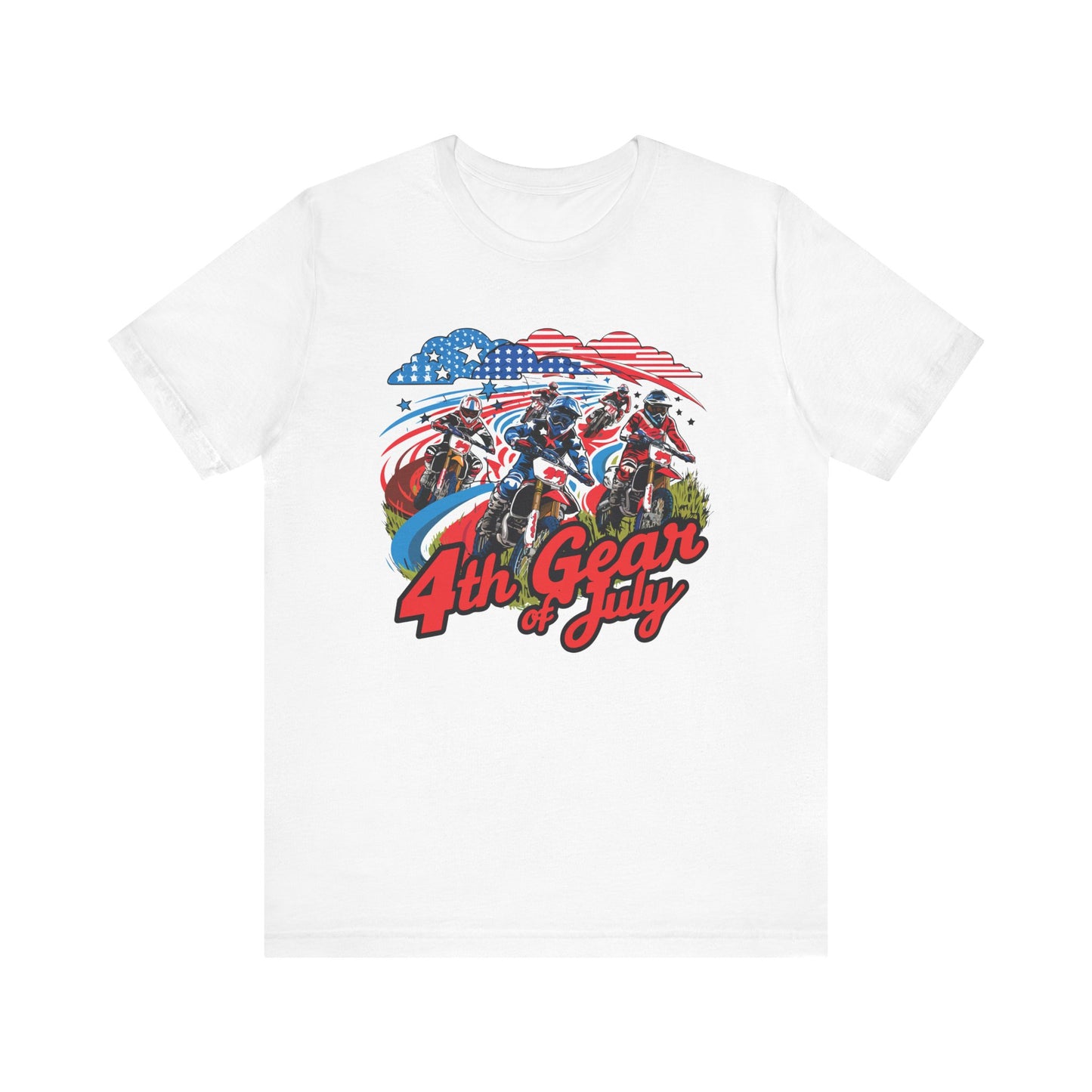Fourth Gear Of July- Adult T-Shirt