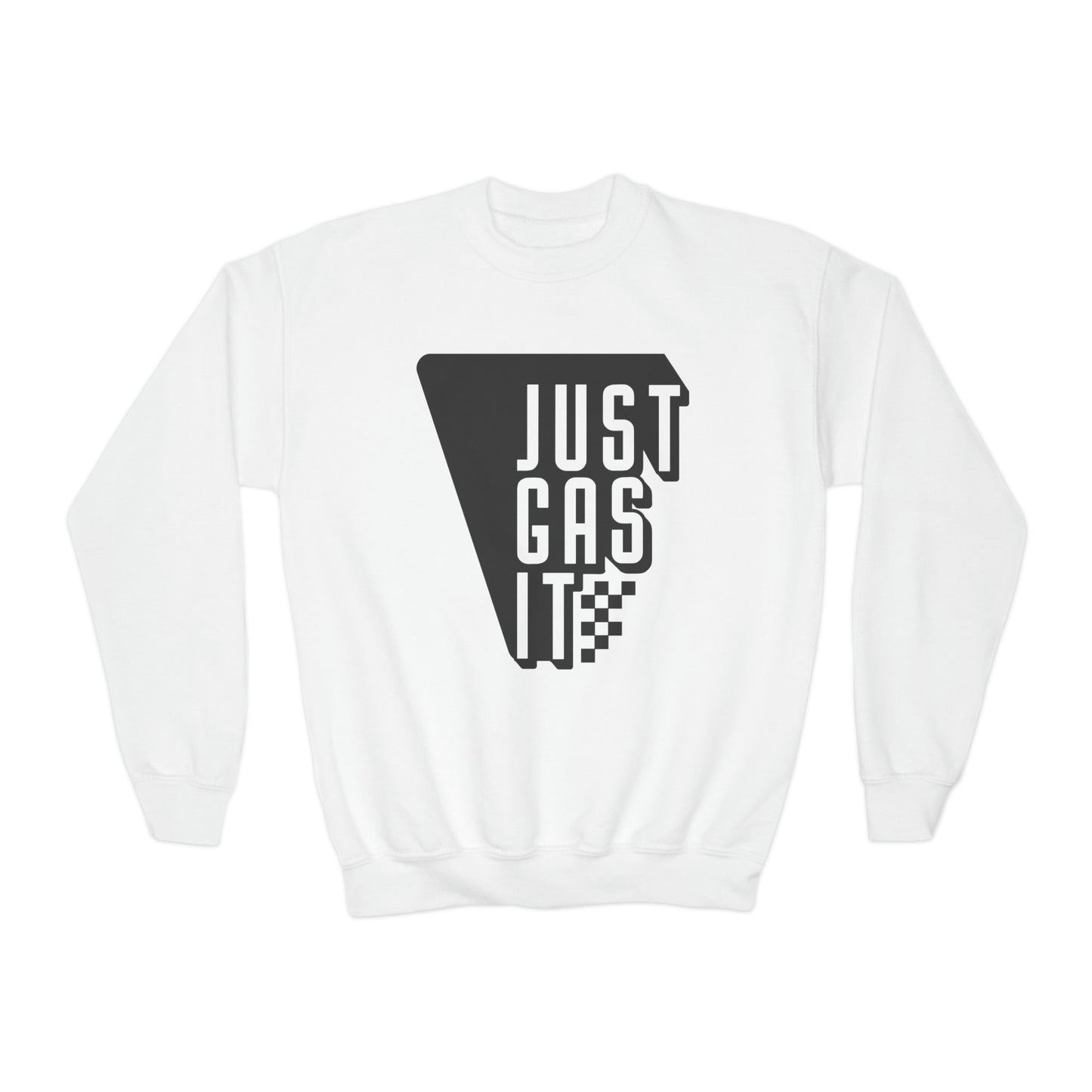 Just Gas It - Youth Crewneck Sweatshirt