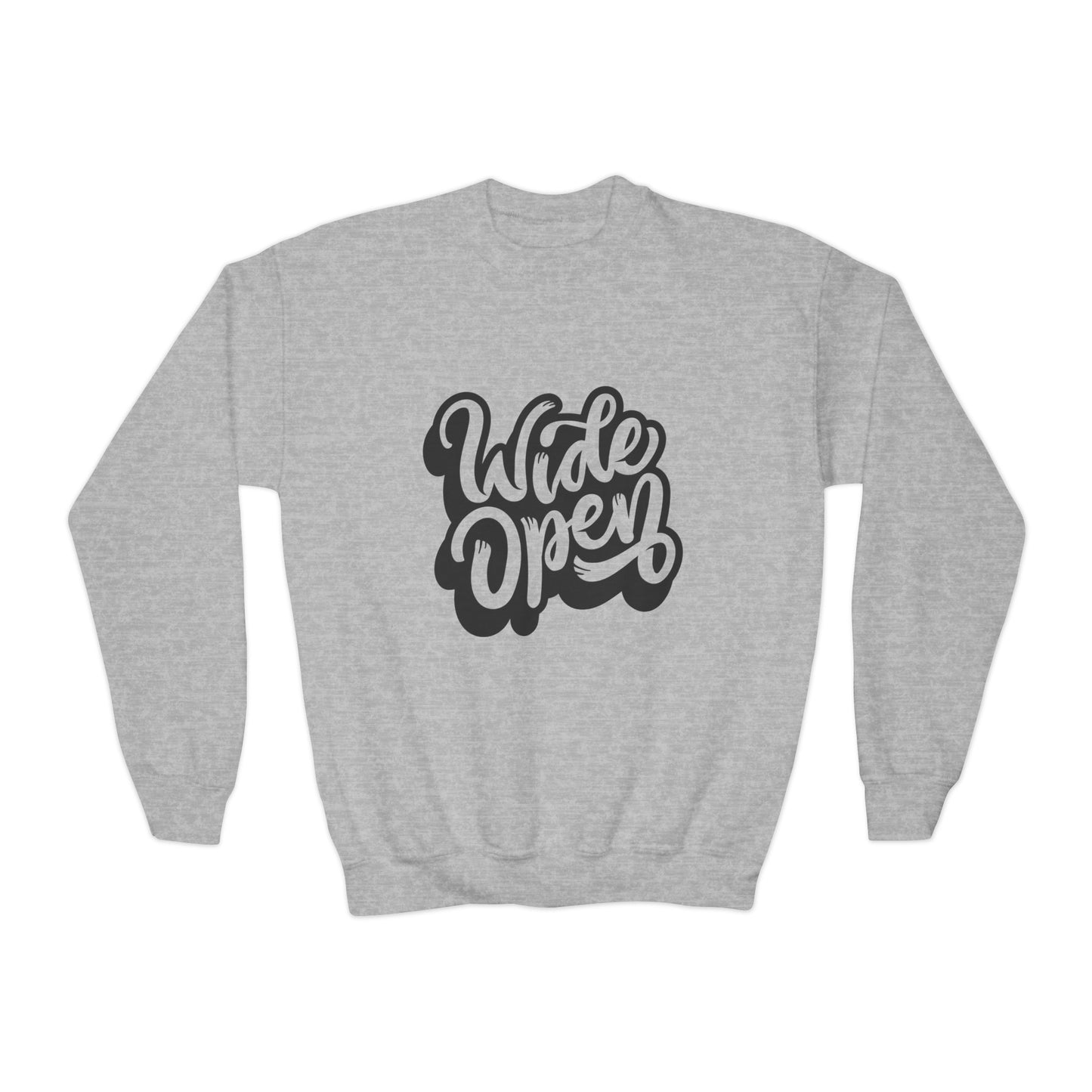 Wide Open - Youth Crewneck Sweatshirt