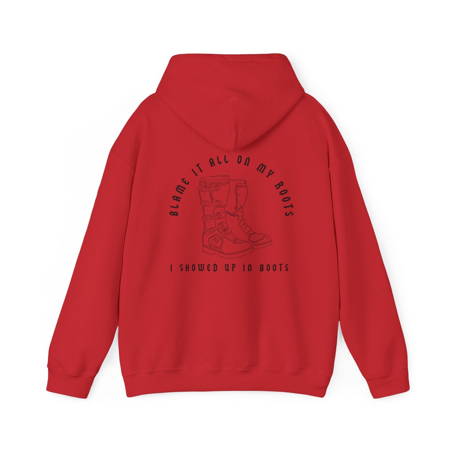 Blame It All On My Roots Black Font- Adult Hooded Sweatshirt