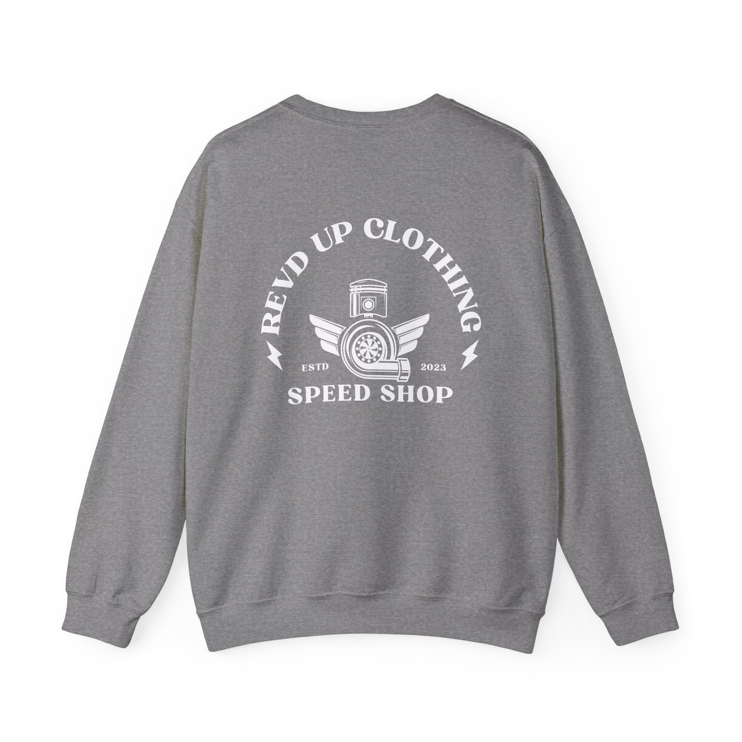 Speed Shop- Adult Crewneck Sweatshirt