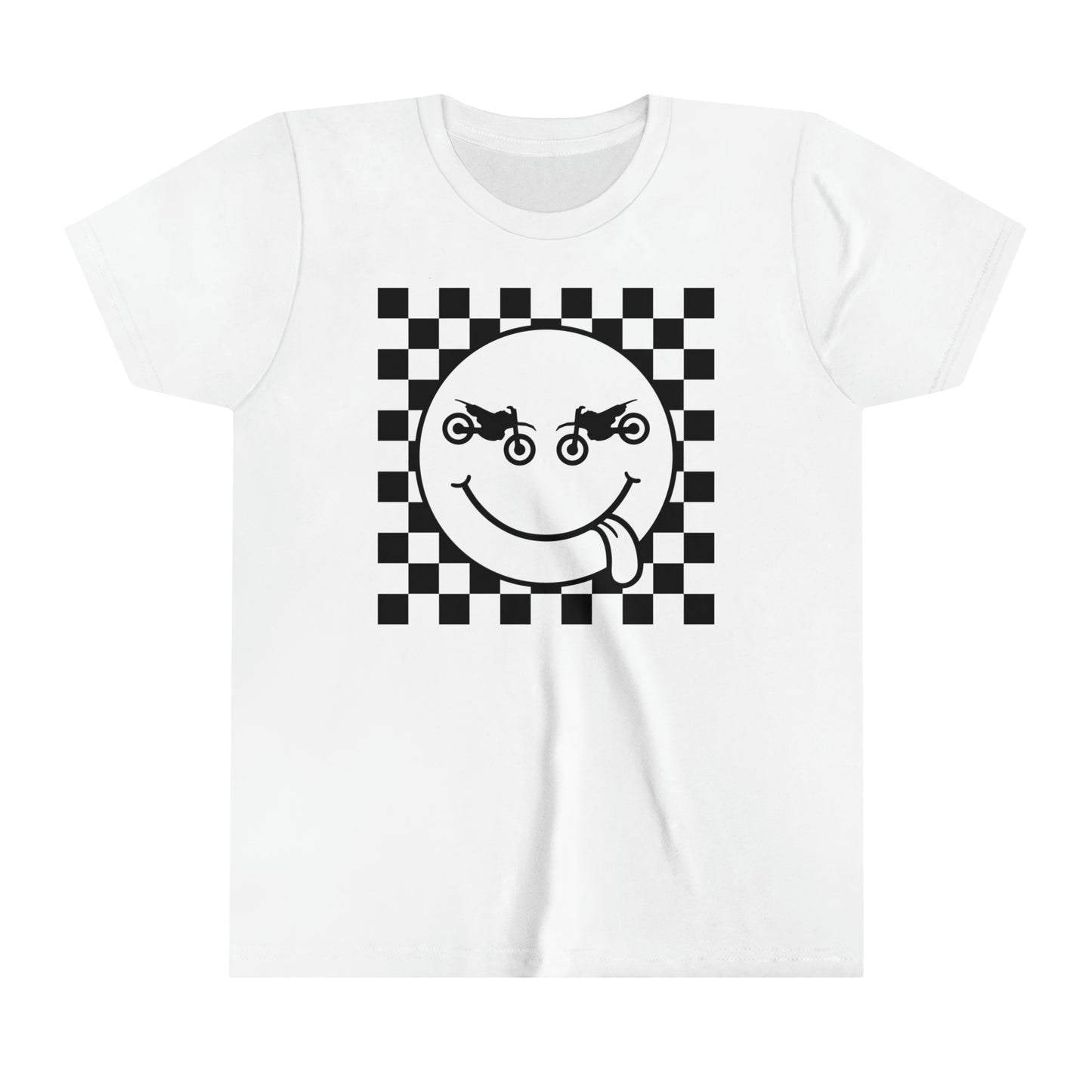 Race Flag Smile Face Youth T-Shirt