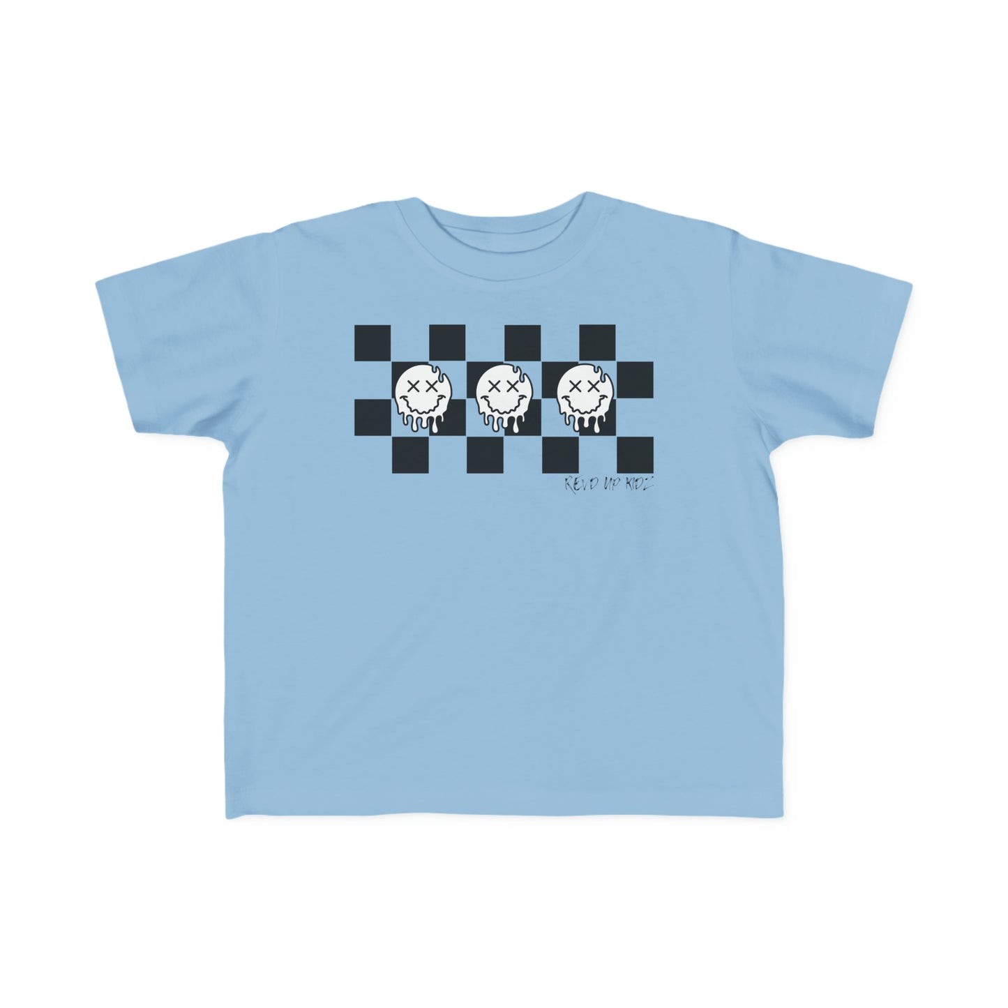 Checkered Smiley's- Toddler's T-Shirt