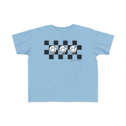 Checkered Smiley's- Toddler's T-Shirt