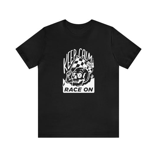 Keep Calm and Ride On- Adult T-Shirt
