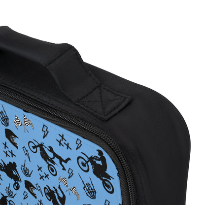 Moto Cross - Lunch Bag - Light Blue