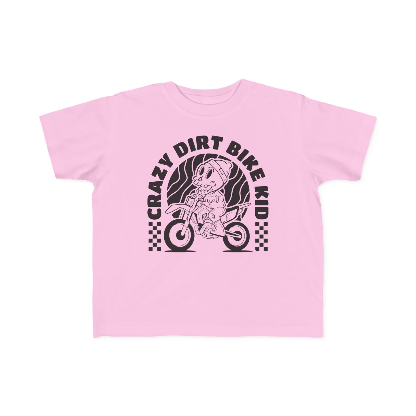 Crazy Dirt Bike Kid- Toddler T-Shirt