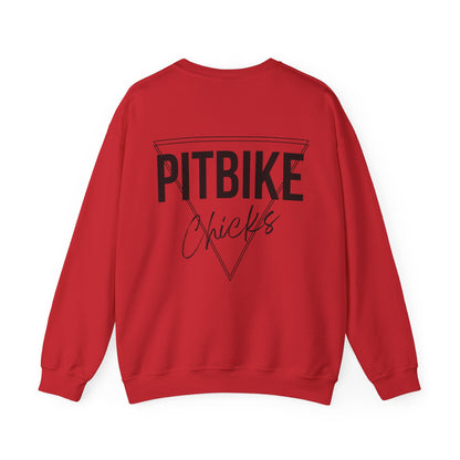 Pit Bike Chicks- Adult Crewneck Sweatshirt