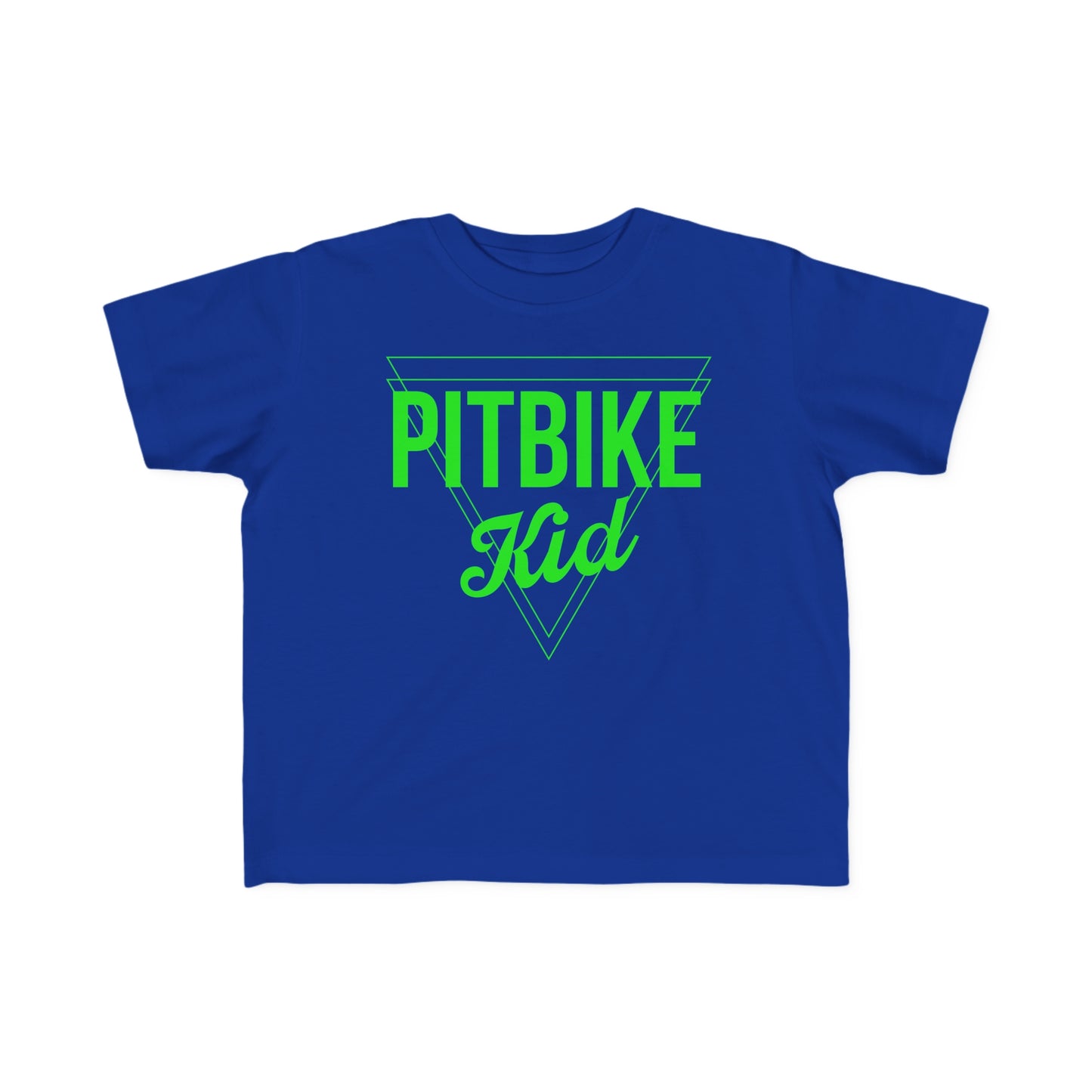 Pit Bike Kid Green -Toddler's T-Shirt
