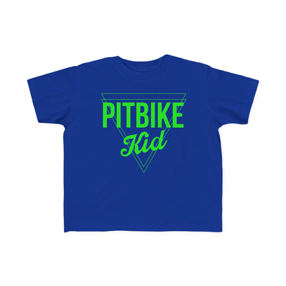 Pit Bike Kid Green -Toddler's T-Shirt