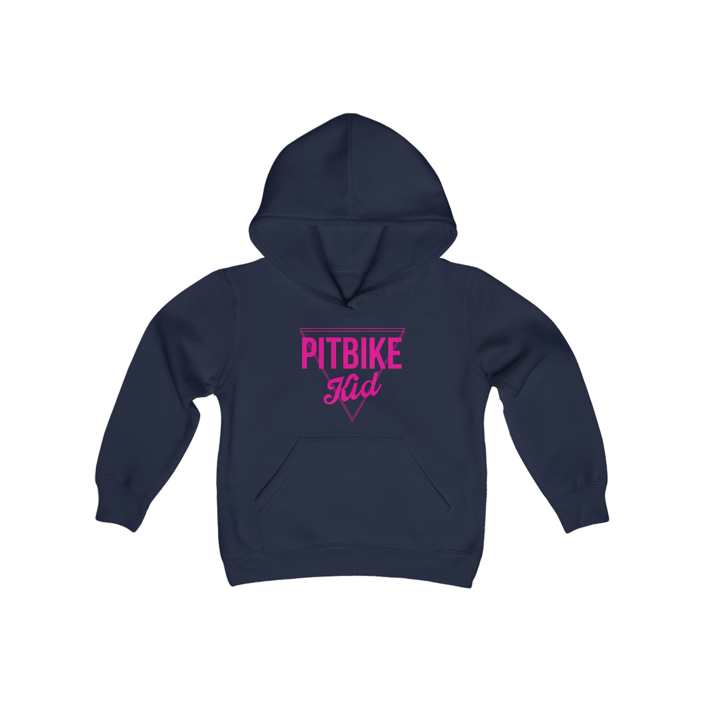 Pit Bike Kid Pink - Youth Hooded Sweatshirt