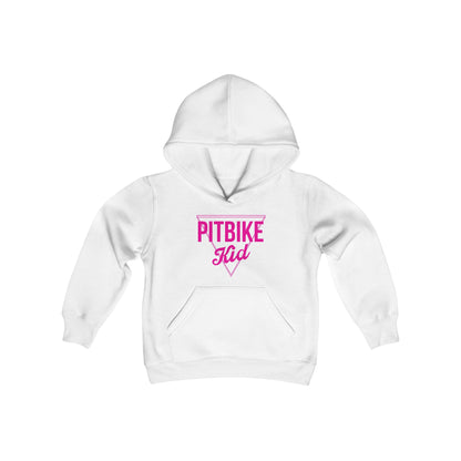 Pit Bike Kid Pink - Youth Hooded Sweatshirt