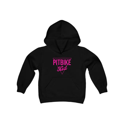 Pit Bike Kid Pink - Youth Hooded Sweatshirt