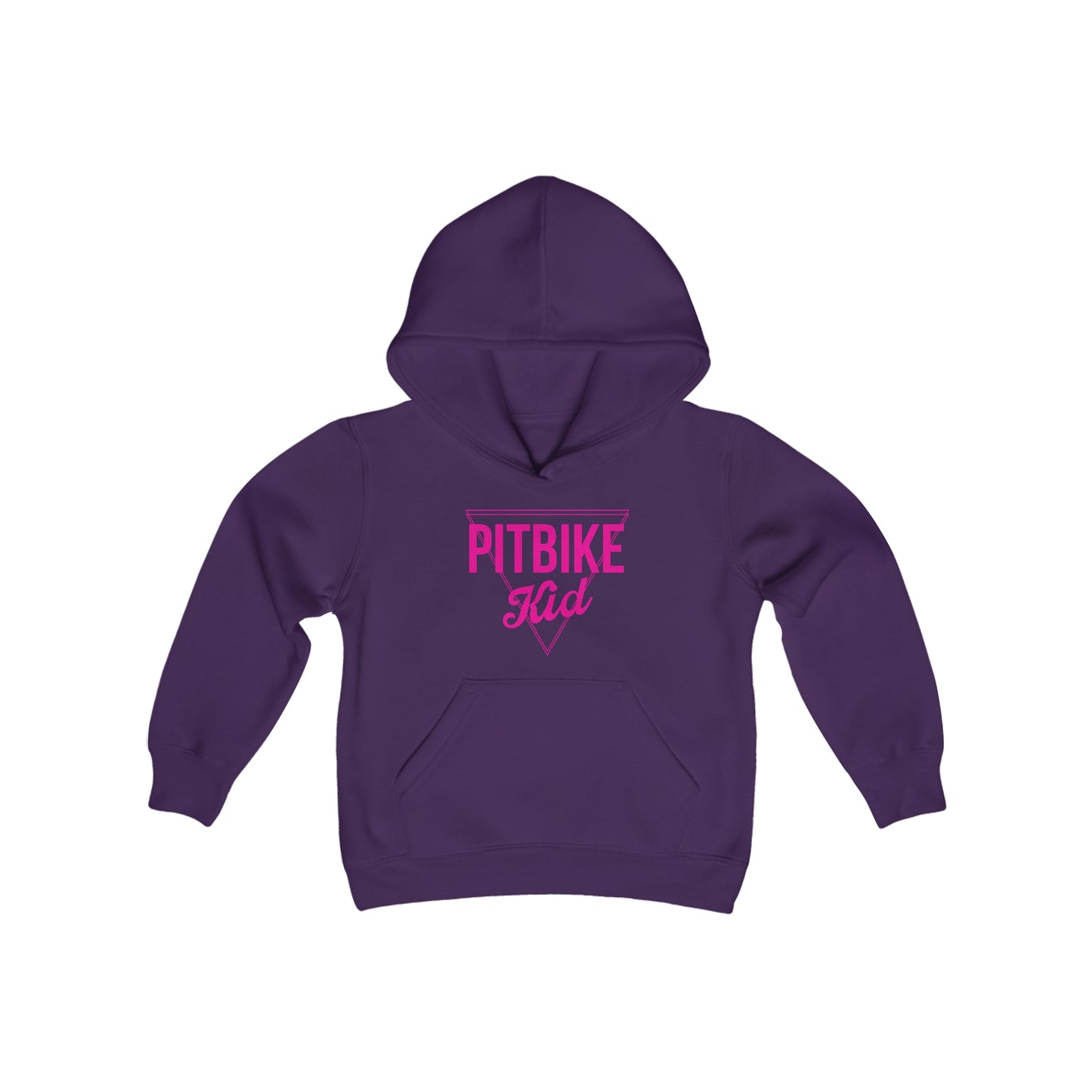 Pit Bike Kid Pink - Youth Hooded Sweatshirt
