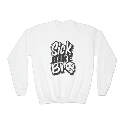 Sick Bike Bro - Youth Crew Sweatshirt