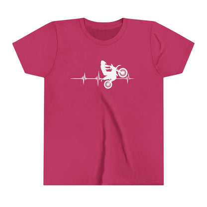 Heart Rate Moto -Youth T-shirt