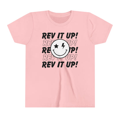 Rev It Up Smiley -Youth T-Shirt