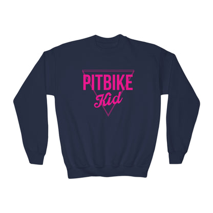 Pit Bike Kid Pink - Youth Sweatshirt