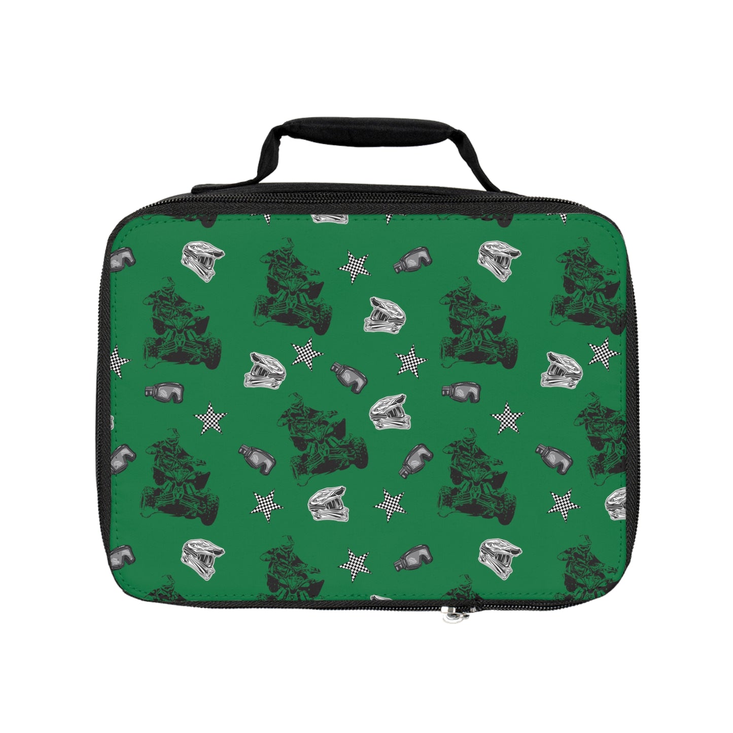 Quad Racing - Lunch Bag Dark Green