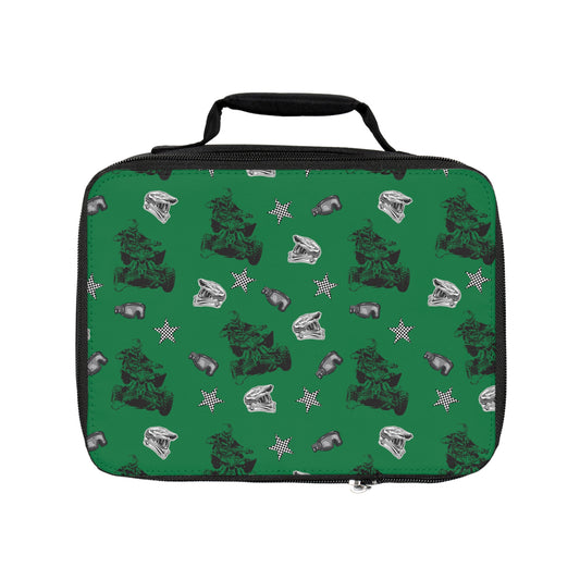 Quad Racing - Lunch Bag Dark Green