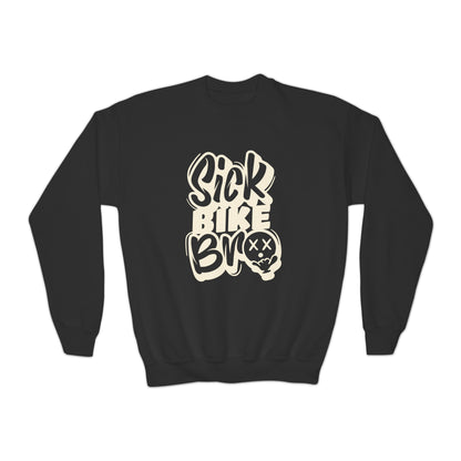 Sick Bike Bro - Youth Crew Sweatshirt