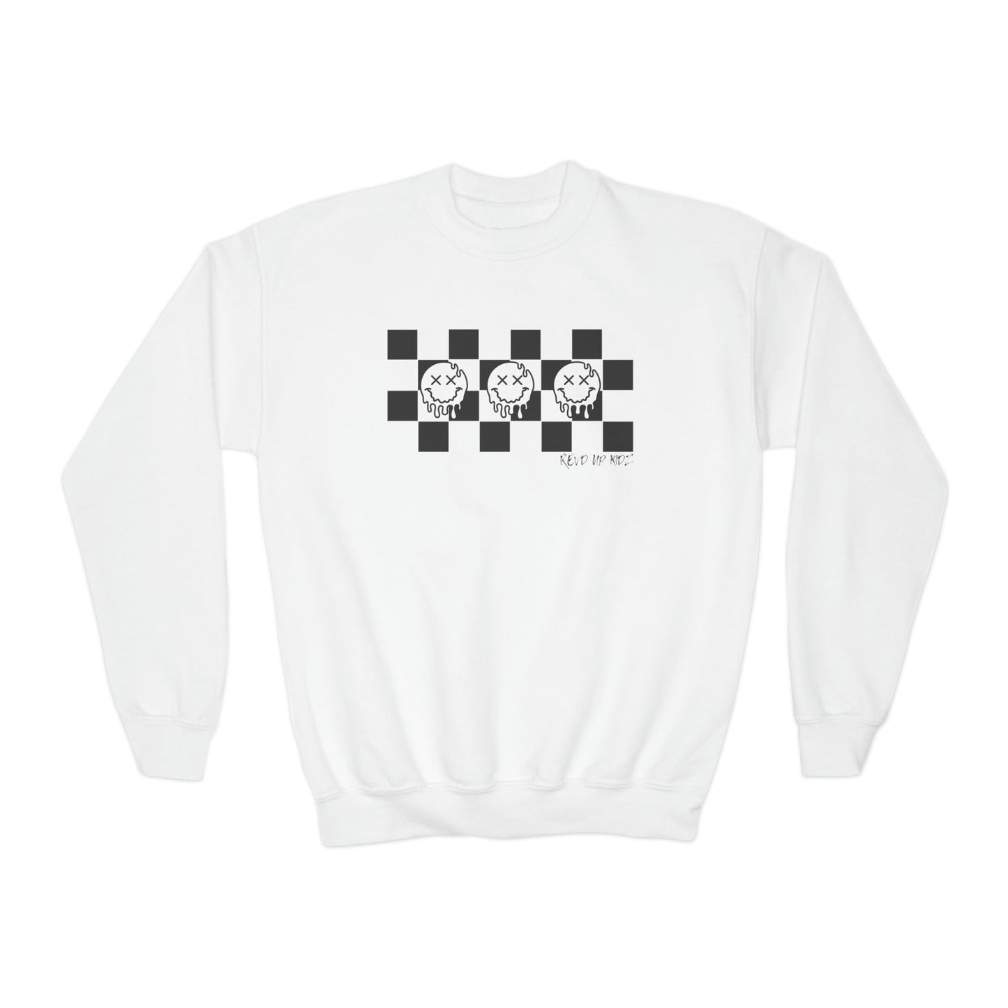 Checkered Smiley's- Youth Sweatshirt