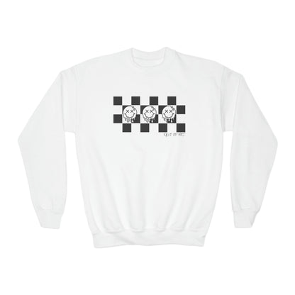 Checkered Smiley's- Youth Sweatshirt