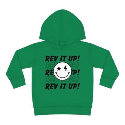 Rev It Up Smiley - Toddler Hooded Sweatshirt