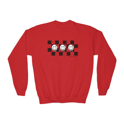 Checkered Smiley's- Youth Sweatshirt