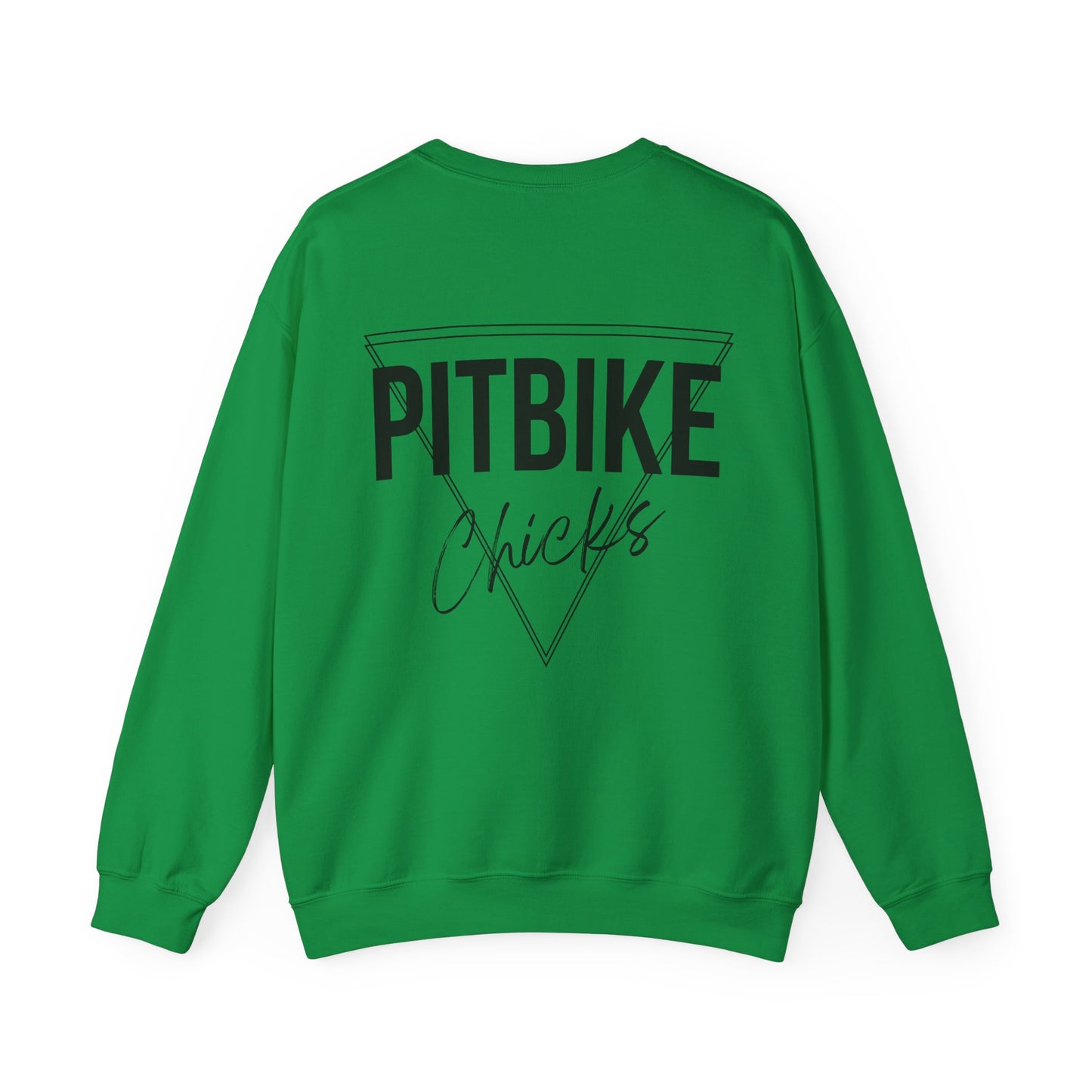 Pit Bike Chicks- Adult Crewneck Sweatshirt