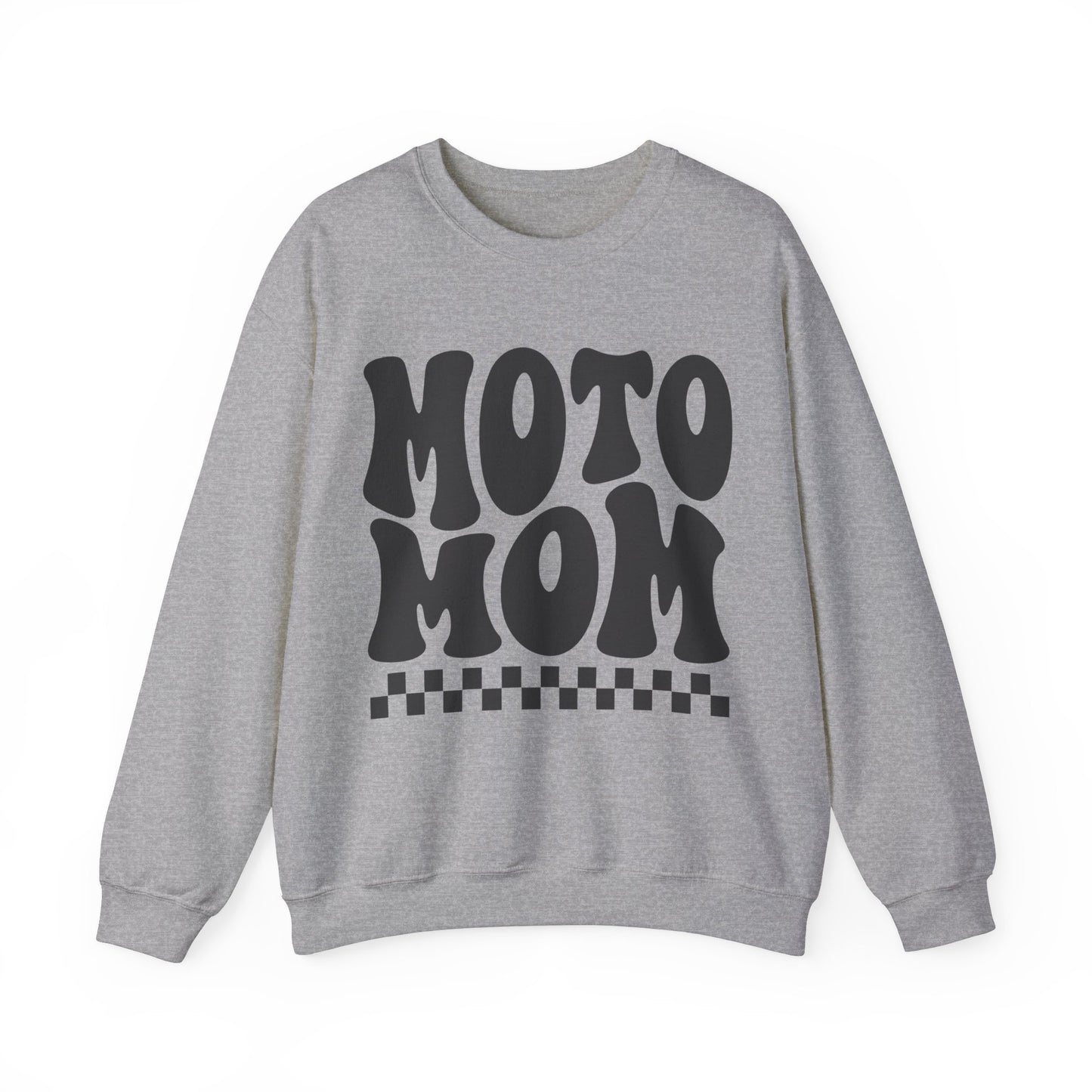 Moto Mom- Adult Crewneck Sweatshirt