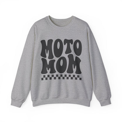Moto Mom- Adult Crewneck Sweatshirt