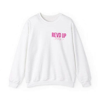 Pit Bike Chicks Pink- Adult Crewneck Sweatshirt