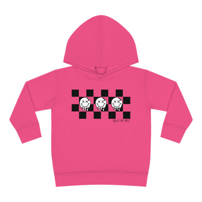 Checkered Smiley's- Toddler Hooded Sweatshirt