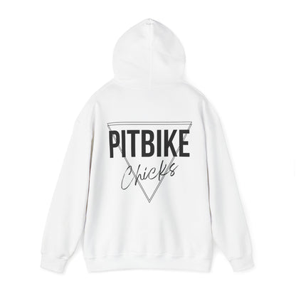 Pit Bike Chicks- Adult Hooded Sweatshirt