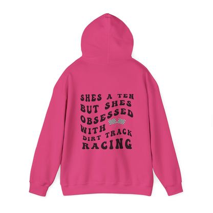Shes A Ten- Adult Hooded Sweatshirt