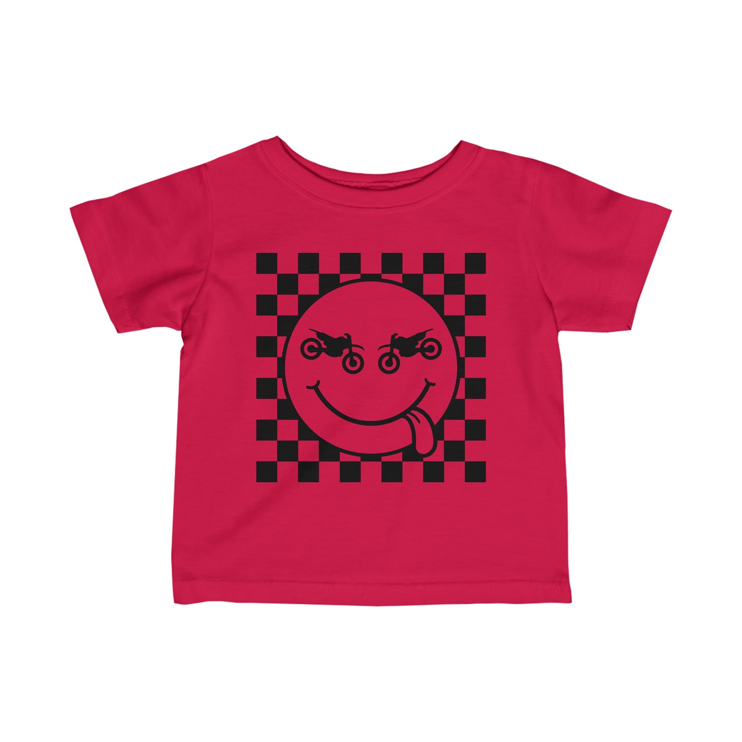 Race Flag Smile Face Infant T-Shirt
