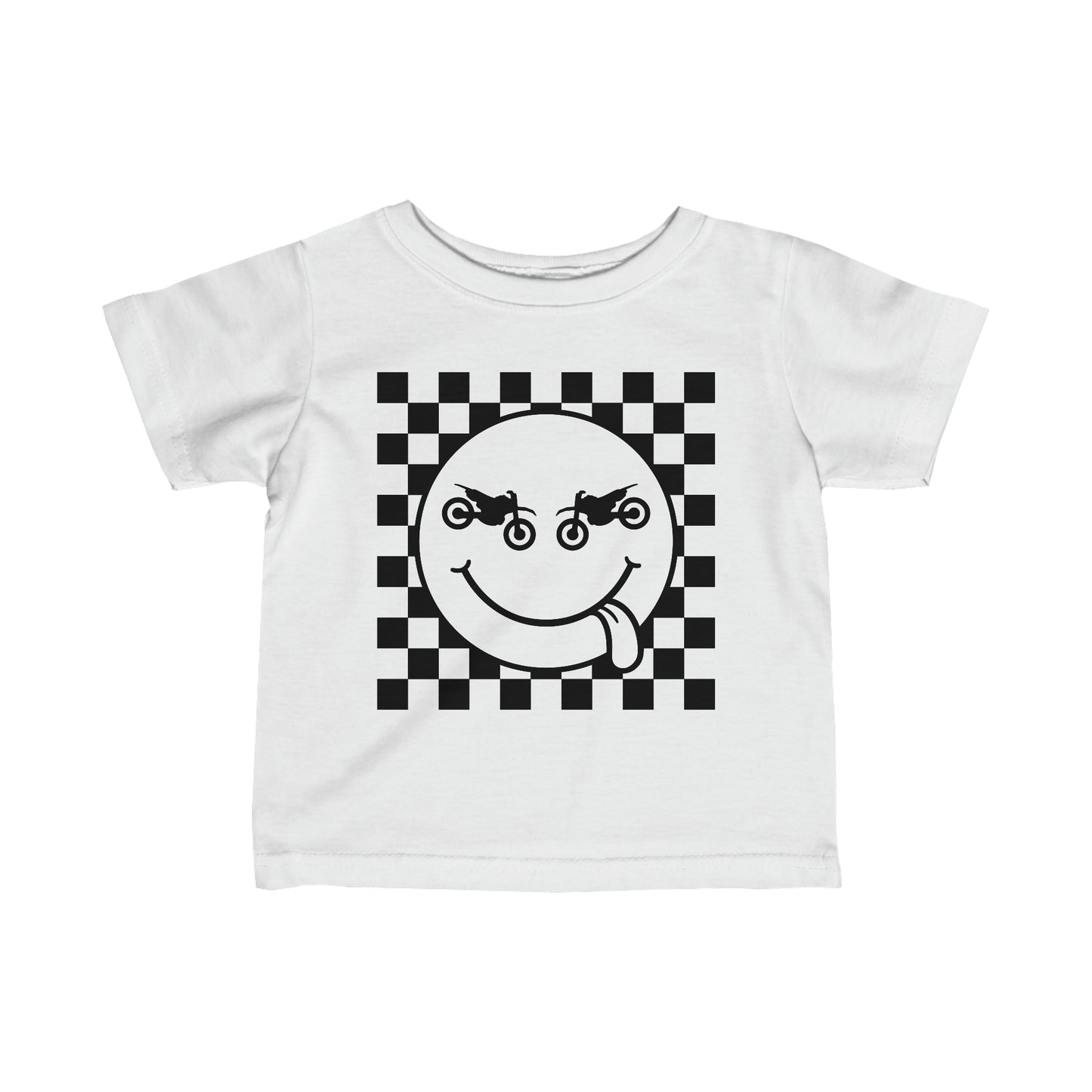 Race Flag Smile Face Infant T-Shirt
