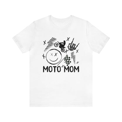 Moto Mom Collage- Adult T-Shirt
