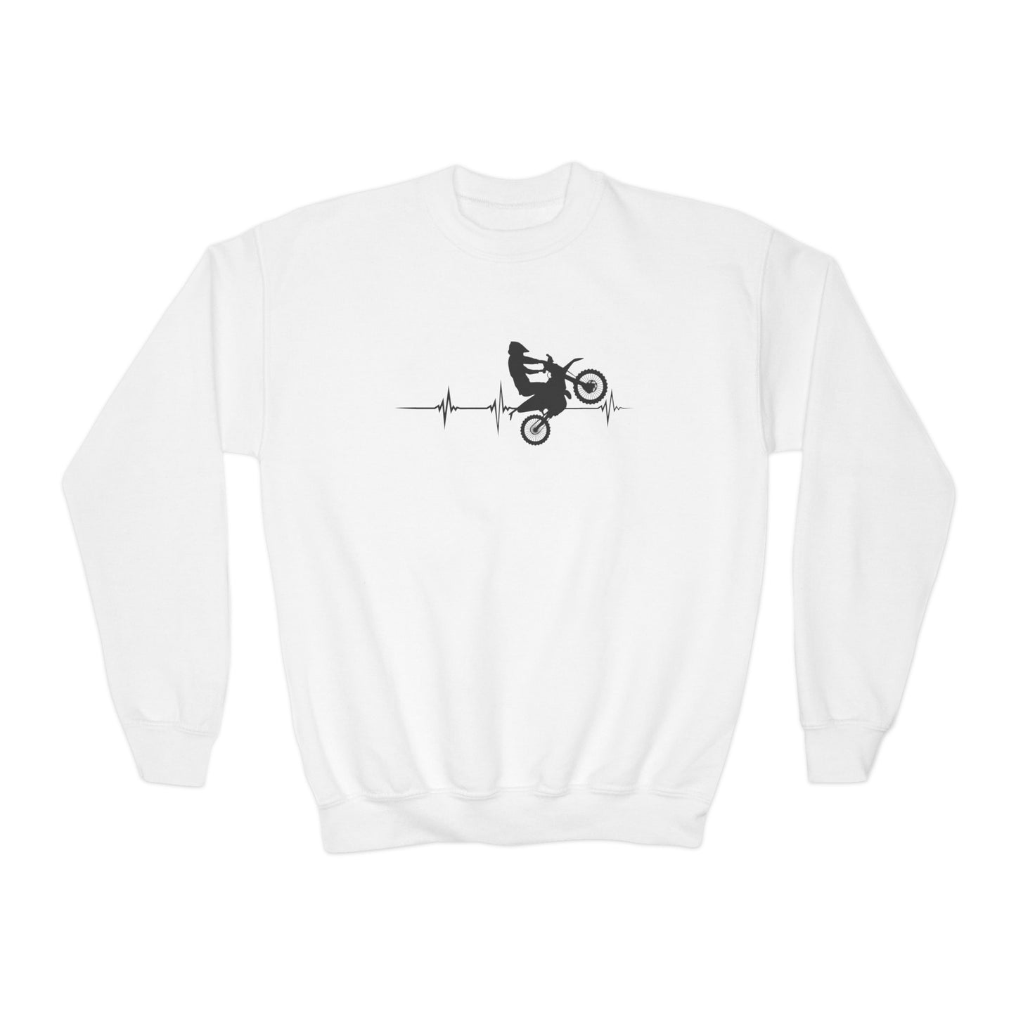 Heart Rate Moto - Youth Sweatshirt