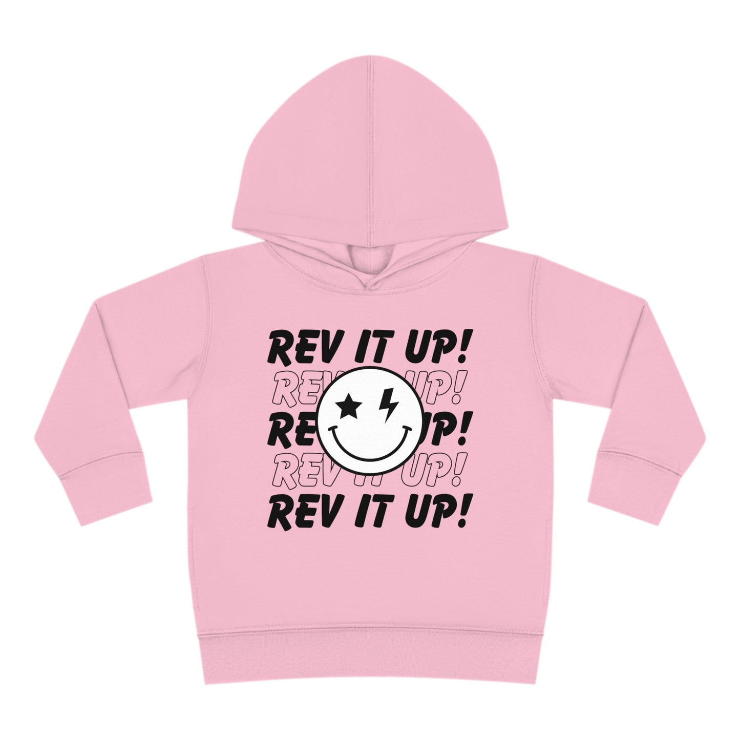 Rev It Up Smiley - Toddler Hooded Sweatshirt