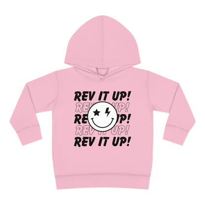 Rev It Up Smiley - Toddler Hooded Sweatshirt