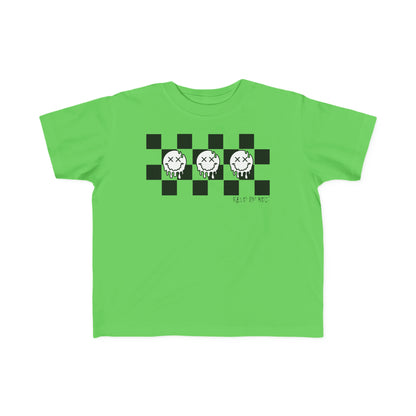 Checkered Smiley's- Toddler's T-Shirt