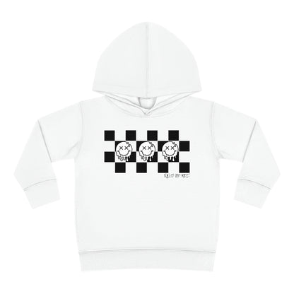 Checkered Smiley's- Toddler Hooded Sweatshirt