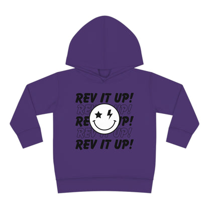 Rev It Up Smiley - Toddler Hooded Sweatshirt