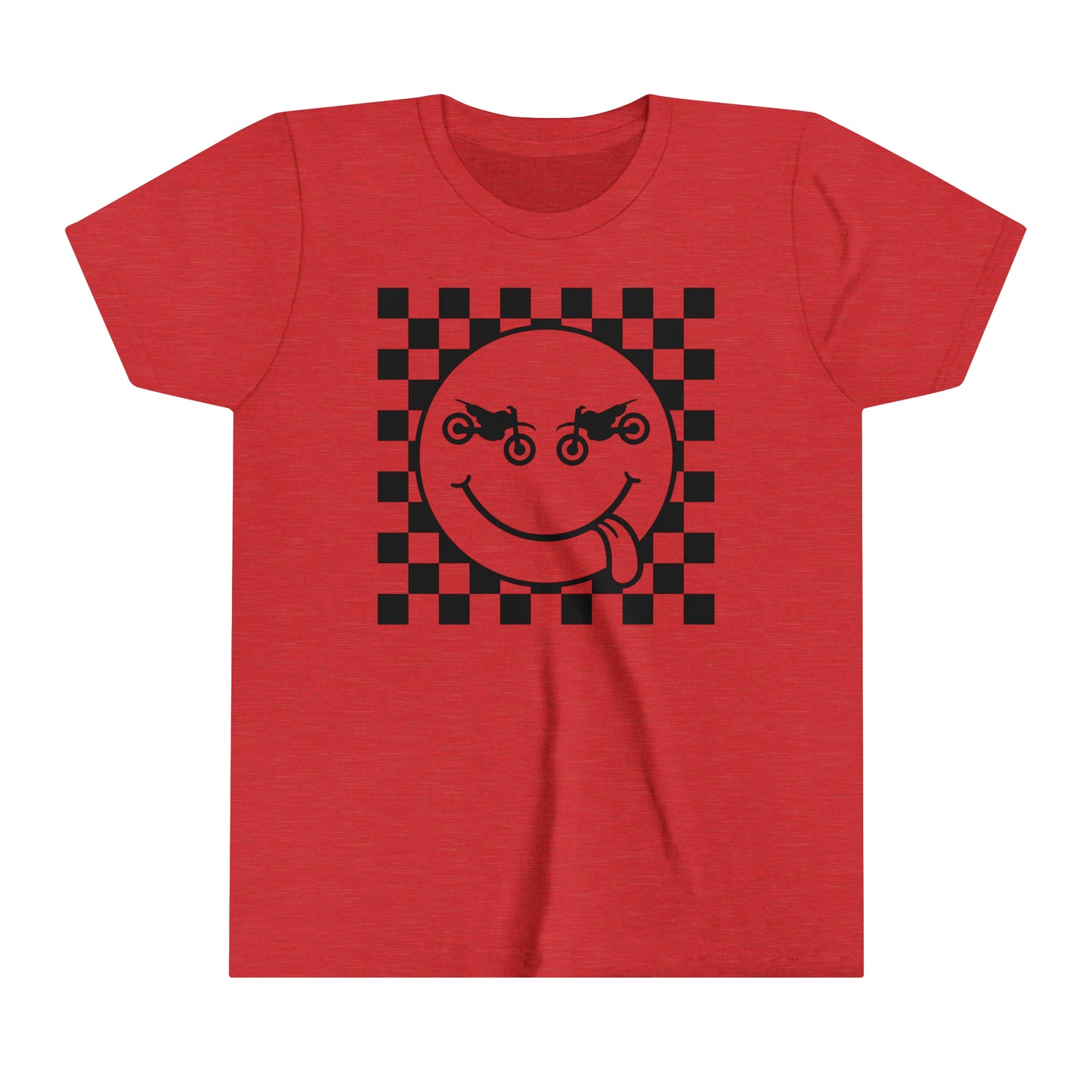 Race Flag Smile Face Youth T-Shirt