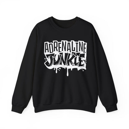 Adrenaline Junkie- Adult Crewneck Sweatshirt