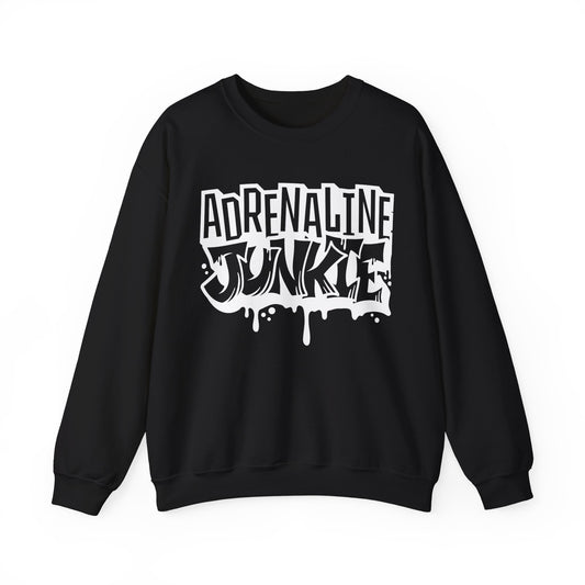 Adrenaline Junkie- Adult Crewneck Sweatshirt