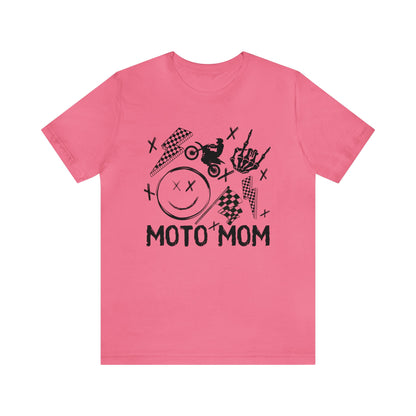 Moto Mom Collage- Adult T-Shirt